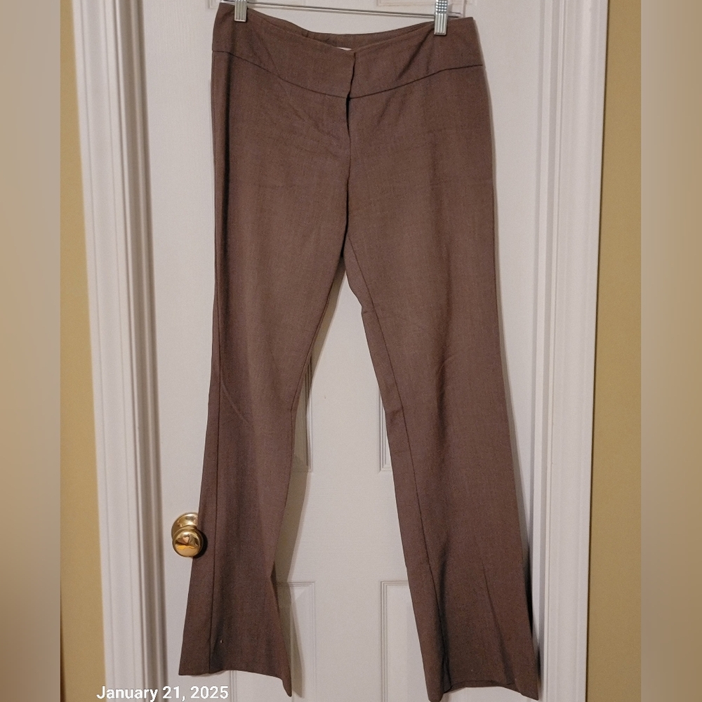 Kenneth Cole Chic Brown Trousers, Size 4 Average